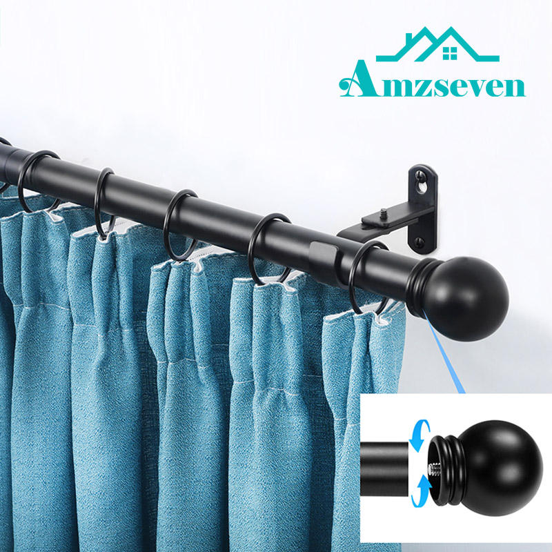 amzseven curtain rods for windows drapery rod