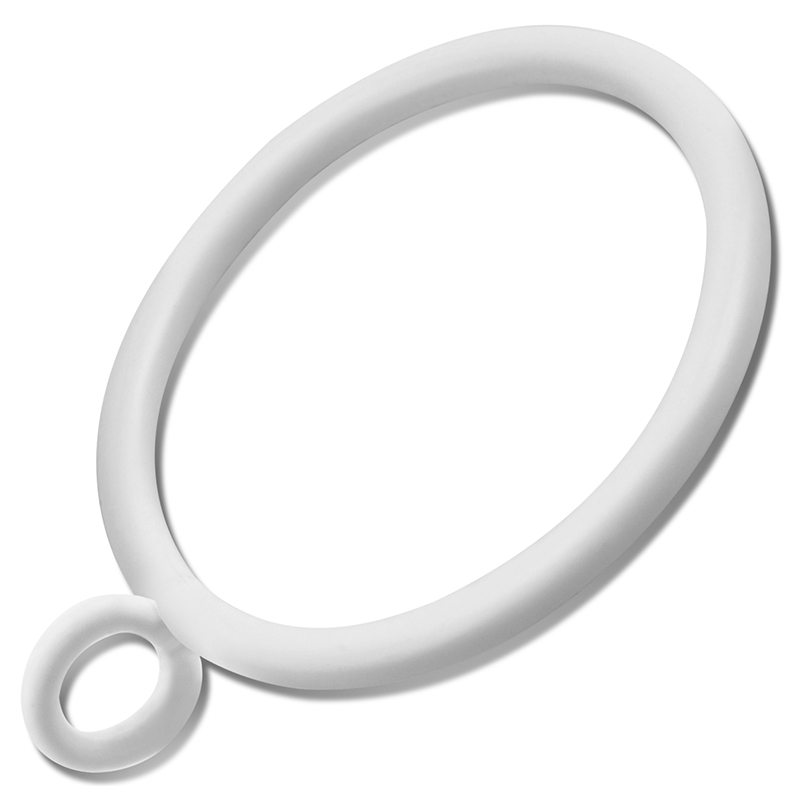 Curtain Rings with Eyelets, Metal Drapery Ring for Pinch Pleat Curtains, Drape Ring 1.5 Inch I D, Fits Up to 1.2 in Rod